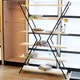 Дизайнерський Стелаж в стилі Loft Design 120x30x200h Чорний/Дерево ATL848 - зображення 1