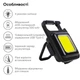 Ліхтар портативний з карабіном та магнітом Light COB LED (350 люмен) - изображение 6