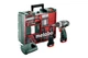 Акумуляторний дриль-шурупокрут Metabo PowerMaxx BS Basic 2 акб 2.0 Ah, з/в, у кейсі, з набором Mobile Workshop (600080880) - зображення 1