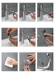 Душова система з насадкою на кран в умивальник з турмаліном Modified Faucet With External Shower - зображення 11