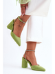 Damskie buty na obcasie Lirosa 38 Zielone (5905677459722) - obraz 3