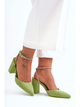 Damskie buty na obcasie Lirosa 38 Zielone (5905677459722) - obraz 4
