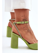Damskie buty na obcasie Lirosa 38 Zielone (5905677459722) - obraz 6