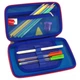 Пенал Cool For School з металевою аплікацією 1 відділення Темно-синій (QT-5795-Blue) - зображення 2