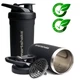 Шейкер спортивний SmartShake Reforce Stainless Steel 30oz/900ml Black (11150103) - зображення 5