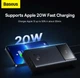 Павербанк Baseus Star Lord PPXJ080001 Power Bank портативное зарядное устройство для телефона 20000 mAh 22.5W - изображение 5