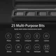 Набор электрической отвертки с насадками Xiaomi ATUMAN E1 Electric Precisoon Screwdriver Set 25 Pcs batch head (25 бит) - изображение 10