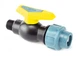 Кран шаровый Santehplast 50х1 1/2" резьба наружная пластиковый для полиэтиленовой трубы - изображение 2
