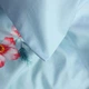 Простынь на резинке С0227 (160х200) Еней-Плюс, цвет: голубой, синий - изображение 2
