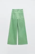 Джинсы Zara 8246/068 36 Зеленые - изображение 8
