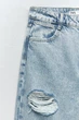Джинсы рваные Zara 6164/108 36 Голубые - изображение 4