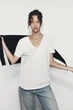 Футболка Zara 4424/894/250 S Біла - зображення 1