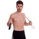 Скакалка кожаная для фитнеса Zelart Fit 2562 длина 2,75м Black-Brown - изображение 6