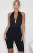 Боди в рубчик с корекцыей бюста PrettyLittleThing Черный 11039 S (42) - изображение 2