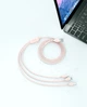 Зарядка 3 в 1 ROMOSS Soft Touch з USB to Micro / Lightning / Type-C 2.5A 1.5m Рожевий - зображення 5