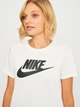 Футболка хлопковая женская Nike Club Tee DX7906-100 XS Белая с принтом (0196154000536) - изображение 4