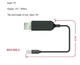 Кабель живлення USB - DC 5.5х2.1 мм з перетворювачем 5v - 12v для роутера, Т2 (1м) - зображення 3