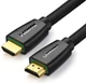 Кабель Ugreen HD118 HDMI High-End Cable Nylon Braid 3 м Black (UGR-40411) - изображение 2