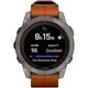 Смарт-часы Garmin Fenix 7 Pro Sapphire Solar Edition Titanium with Chestnut Leather Band (010-02777-30) [90550] - изображение 4