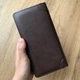 Большое портмоне на кнопке Baellerry Тёмно-коричневый (w021-2) - изображение 5