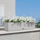 Вазон Lechuza Balconera Cottage 80 белый 12 л - изображение 6