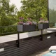 Вазон Lechuza Balconera Stone 80 графитово-черный 12 л - изображение 3