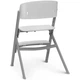 Стільчик для годування Kinderkraft із шезлонгом Igee Calmee Cloudy Grey (5902533919109) - зображення 2