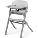 Стільчик для годування Kinderkraft із шезлонгом Igee Calmee Cloudy Grey (5902533919109) - зображення 8