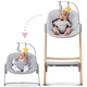 Стільчик для годування Kinderkraft із шезлонгом Igee Calmee Cloudy Grey (5902533919109) - зображення 10