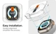 Захисне скло Spigen для Apple Watch Ultra (49mm) EZ FiT GLAS.tR (2шт), (AGL05556) - зображення 4