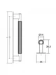 Меблева ручка VIEFE Arpa Plate 230х192x25 антична латунь (0588.192.L623) - зображення 4