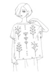 Фешн-розмальовка #girls#fashion#flowers (английською мовою) - зображення 4