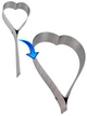 Розсувна форма для випікання та збирання тортів з нержавіючої сталі у вигляді серця 15-30 см - зображення 7