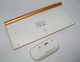 Клавіатура та мишка wireless 902 Бездротова Золота - зображення 7
