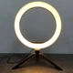 Кольцевая лампа Ring Fill Light 31см на штативе (USB, LED 5 В, 10 W, диммер 3 режима, селфи кольцо, тринога, ночник, от павербанка) - изображение 4