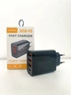 Зарядное устройство Power 3.0 20W 3USB+ TypeC Черный / Black - изображение 6