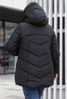 Женская зимняя куртка с капюшоном MODA 100017 48 Черный (М-100017/1 A ) - изображение 3