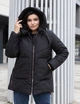 Женская зимняя куртка с капюшоном MODA 100017 48 Черный (М-100017/1 A ) - изображение 5