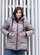 Женская зимняя куртка с капюшоном MODA 100017 50 Графитовый (М-100017/3 B ) - изображение 4