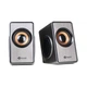 Колонки для ПК и ноутбука Kisonli T-007 Multimedia speaker 4 баса USB - 2.0 / AUX 3.5mm, мощностью 2x3W Grey - изображение 3