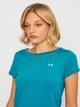 Спортивная футболка для бега женская Under Armour Hg Armour SS-grn 1328964-722 XS Зеленая (196040084145) - изображение 4