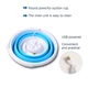 Ультразвуковая портативная мини стиральная машина со складным ведром Ultrasonic Turbine Wash 200об/мин USB + ведро 10л - изображение 12