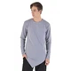 Лонгслів світло-сірий unisex, Розмір S - изображение 1