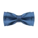 Бабочка Bow Tie House кожаная маленькая Silver Blue 10465S - изображение 1