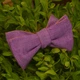 Галстук-бабочка Bow Tie House Basic льняная двухсторонняя (персиковый;фиолетовый) 05947 - изображение 6