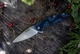 Нож складной карманный, туристический полуавтоматический с фиксацией Liner Lock Ruike Fang P105-Q Blue 213 мм - изображение 9