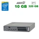 Неттоп Lenovo ThinkCentre M72e Tiny / Intel Core i5-3470T (2(4) ядра по 2.9-3.6 GHz) / 10GB DDR3 / 320GB HDD / Wi-Fi / HD Graphics 2500 б/у - изображение 1