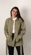 Жіноча джинсова куртка H&M (55717) S Зелена - изображение 2