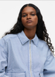 Джинсова куртка H&M (55625) XS Блакитна - изображение 3