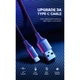 Дата кабель USB 2.0 AM to Type-C 3.0m 3.0A 18W US288 Space Gray Ugreen (60408) - зображення 3